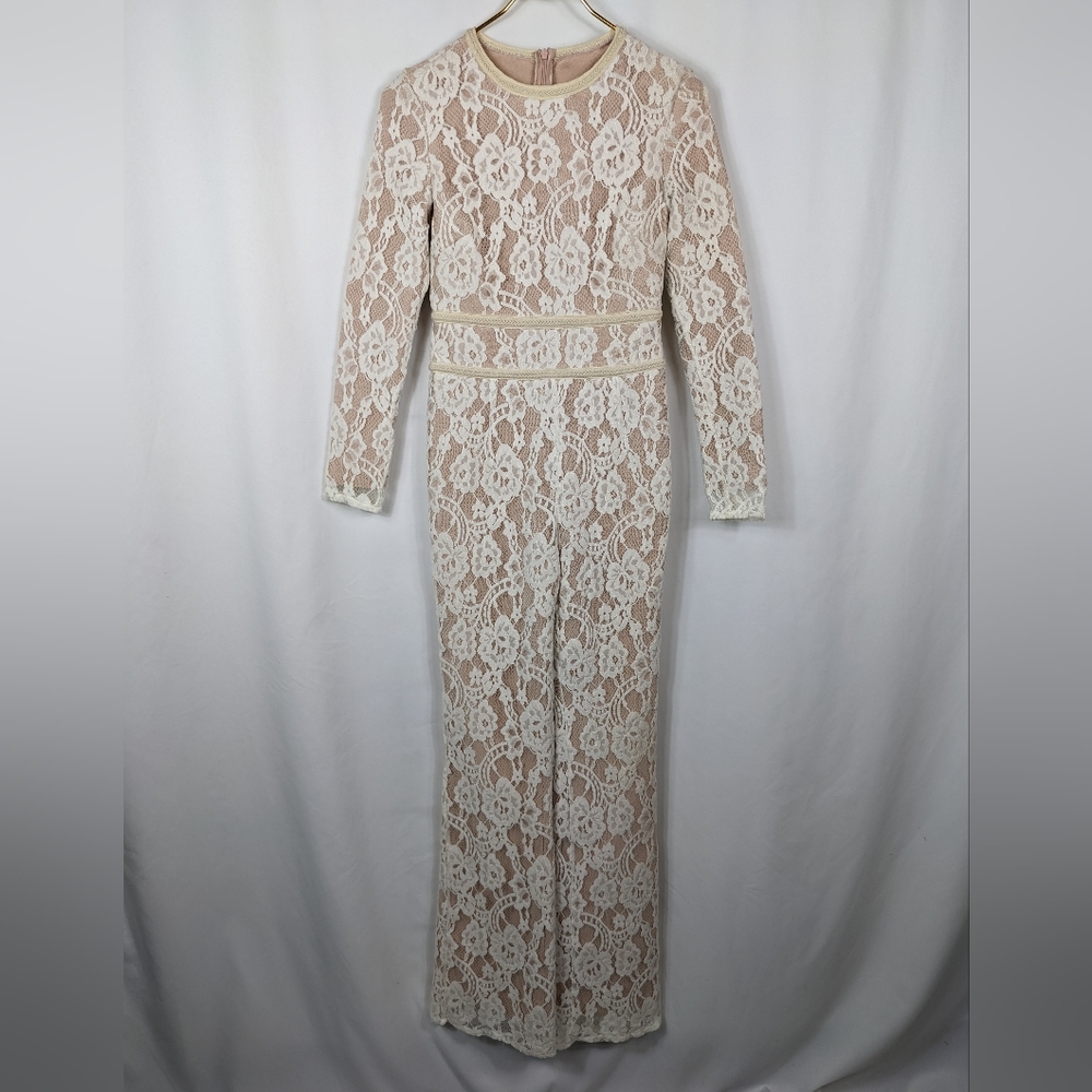 Elegant Ivory Lace Jumpsuit